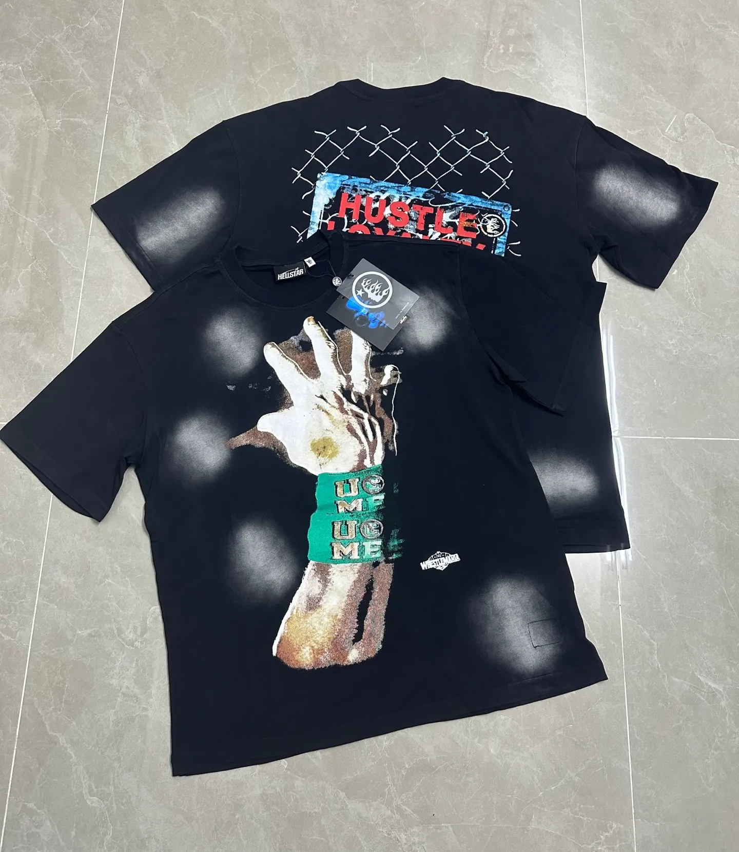 833# ｜ P62 Hellstar T （fabric):32 250 Sizes（size）：S-M- L- X L （colour）： Black